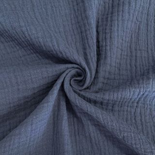 Dvostruka gaza/muslin jeans blue ORGANIC