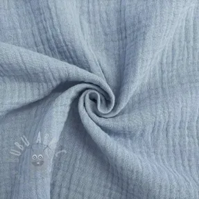 Tetra Tkanina/Muslin blue ORGANIC