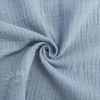 Tetra Tkanina/Muslin blue ORGANIC
