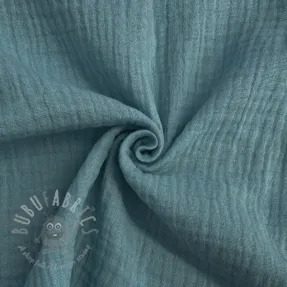 Tetra Tkanina/Muslin blue shadow ORGANIC