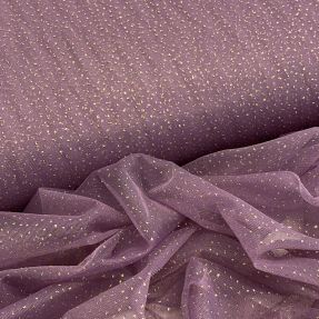 Tyl za TUTU ROYAL SPARKLE dark lilac gold
