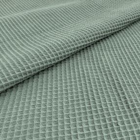 Bavlna s vaflovou väzbou dark green