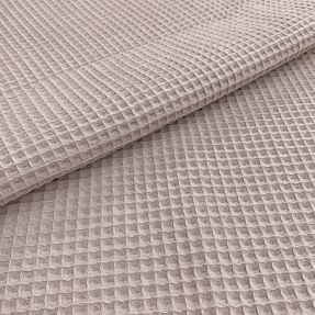 Bavlna s vaflovou väzbou light beige