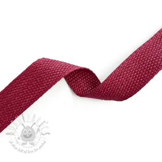 Traka 2,5 cm bordeaux