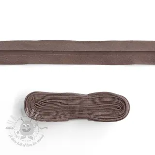 Pamuk traka za porub - 3 m mauve