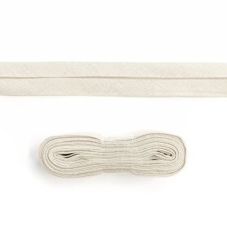 Pamuk traka za porub - 3 m off white
