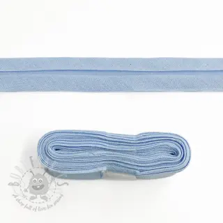 Pamuk traka za porub - 3 m old blue