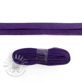Pamuk traka za porub - 3 m purple