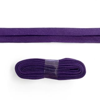Pamuk traka za porub - 3 m purple