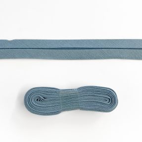 Pamuk traka za porub - 3 m steel blue