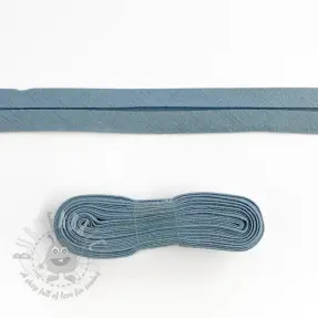 Pamuk traka za porub - 3 m steel blue