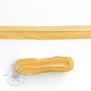 Pamuk traka za porub - 3 m light yellow