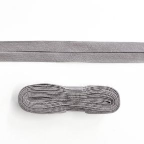Pamuk traka za porub - 3 m light grey