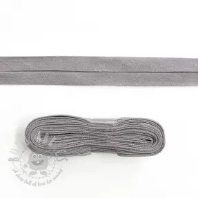 Pamuk traka za porub - 3 m light grey