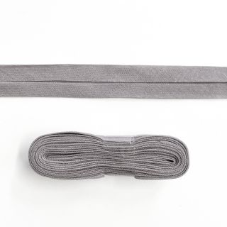 Pamuk traka za porub - 3 m light grey