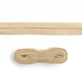 Pamuk traka za porub - 3 m light sand