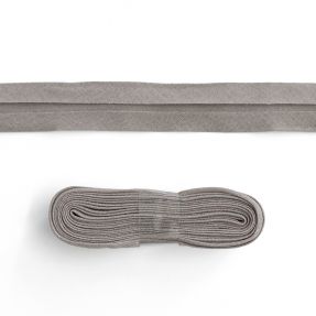 Pamuk traka za porub - 3 m grey