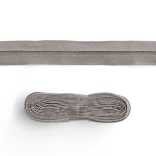Pamuk traka za porub - 3 m grey