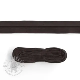 Pamuk traka za porub - 3 m dark choco
