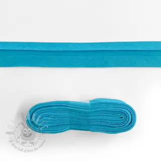 Pamuk traka za porub - 3 m aqua