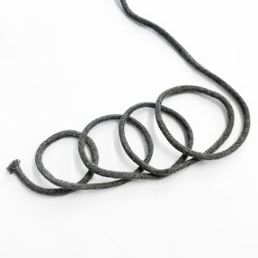 Pamućna vrpca 3 mm dark grey