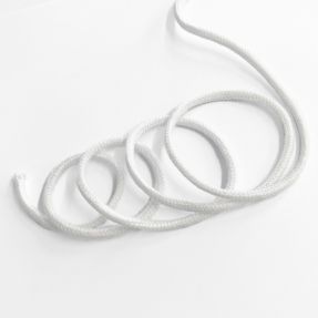 Pamućna vrpca 3 mm white