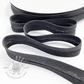 Pamučna traka dvostruka gaza dark grey