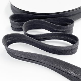 Pamučna traka dvostruka gaza dark grey