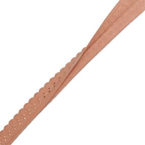 Elastična traka 12 mm LUXURY dark salmon