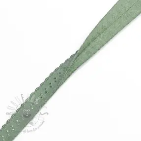 Traka elastična 12 mm LUXURY old green