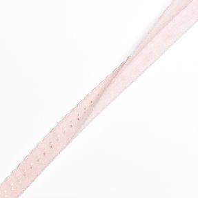 Traka elastična 12 mm LUXURY light old pink