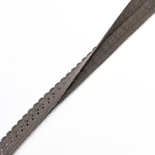 Traka elastična 12 mm LUXURY dark taupe