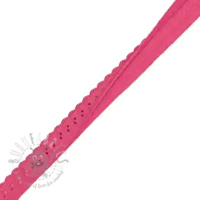 Traka elastična 12 mm LUXURY fuchsia