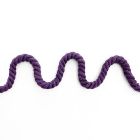 Pamućna upletena vrpca 8 mm purple