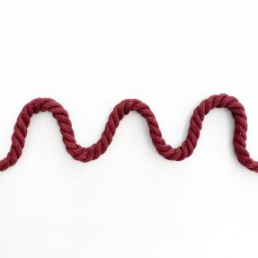 Pamućna upletena vrpca 8 mm bordeaux