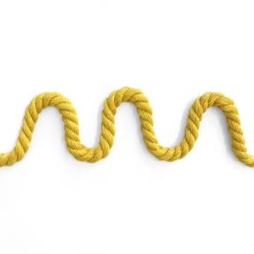 Pamućna upletena vrpca 8 mm yellow