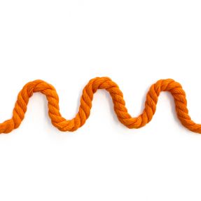 Pamućna upletena vrpca 8 mm orange