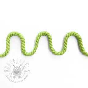 Pamučna vrpca 8 mm lime