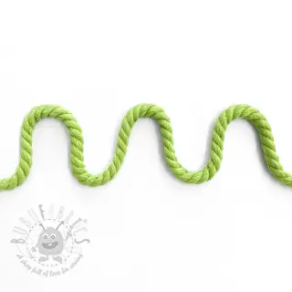 Pamučna vrpca 8 mm lime
