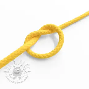 Pamučna vrpca 5 mm lemon