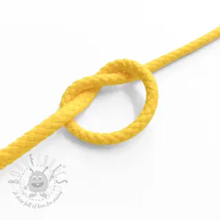 Pamučna vrpca 5 mm lemon