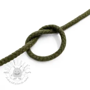 Pamučna vrpca 5 mm camo green