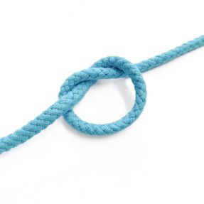 Pamućna vrpca 5 mm ocean blue
