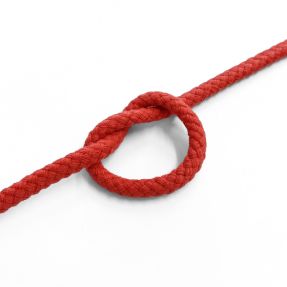 Pamučna vrpca 5 mm red