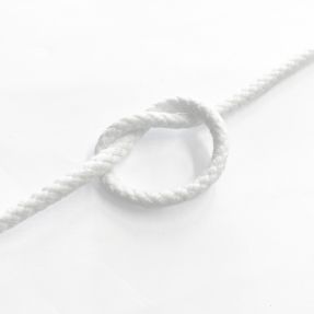 Pamučna vrpca 5 mm white