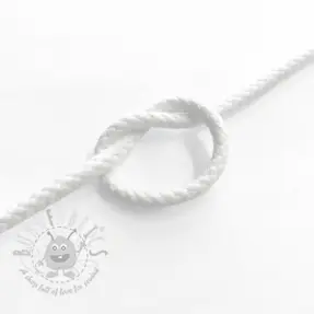 Pamučna vrpca 5 mm white