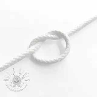 Pamučna vrpca 5 mm white