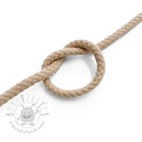 Pamučna vrpca 5 mm sand
