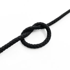 Pamučna vrpca 5 mm black