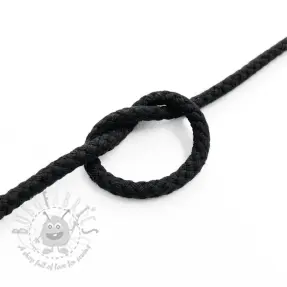 Pamučna vrpca 5 mm black